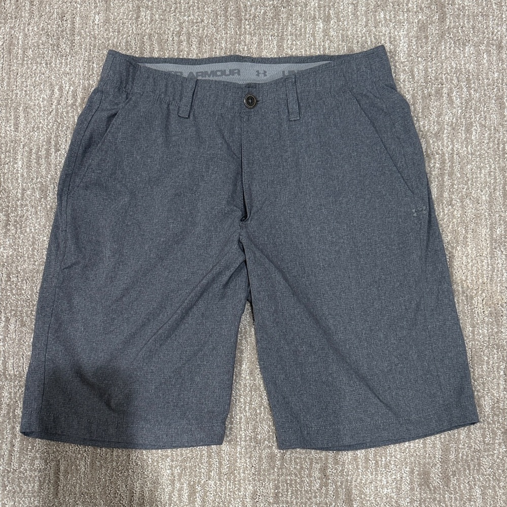 Under Armour Men's Charcoal Flat Front Shorts